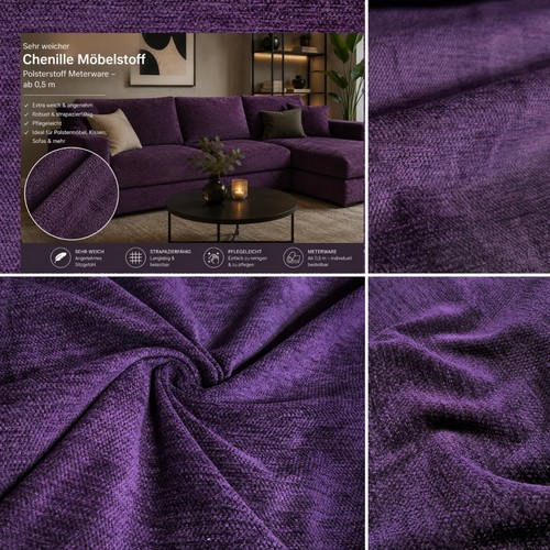 Chenille möbelstoff - chenille,